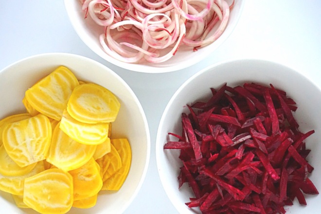 Red, Gold and Pink Beets